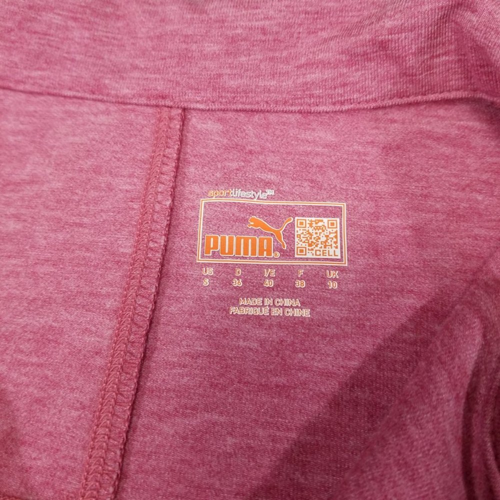 Puma Half-Zip Long Sleeve Sweatshirt w/ Thumbholes - Picture 3 of 12